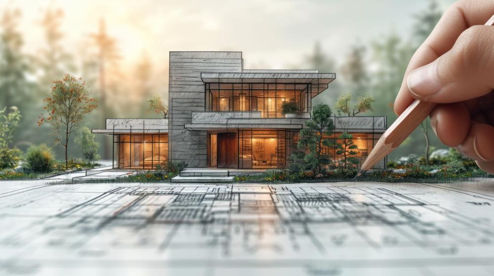 croquis 3D maison